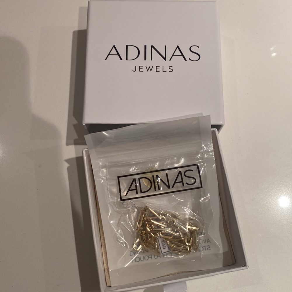Adinas Jewels NWT 14K Paperclip Chain Necklace 16 Inch - Picture 4 of 4